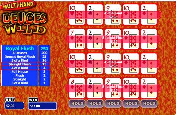 deuces wild multi hand video poker echtgeld|Deuces Wild.